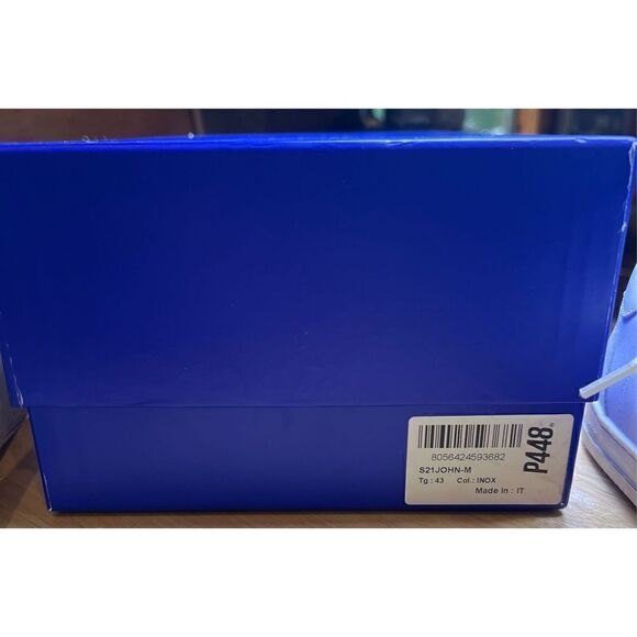 P448 Made in Italy John M Leather Sneaker NIB Size 39 - Picture 10 of 10